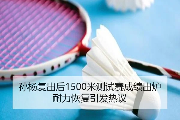 孙杨复出后1500米测试赛成绩出炉耐力恢复引发热议